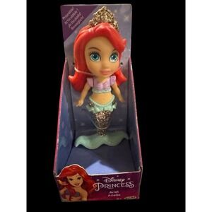 Disney Princess Poseable Mini Doll Toddler Miniature 3.5" Figure ~ Ariel Nice!